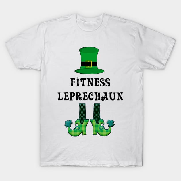 St Patrick's St Paddy's St Patty's Day Fitness Leprechaun T-Shirt by familycuteycom